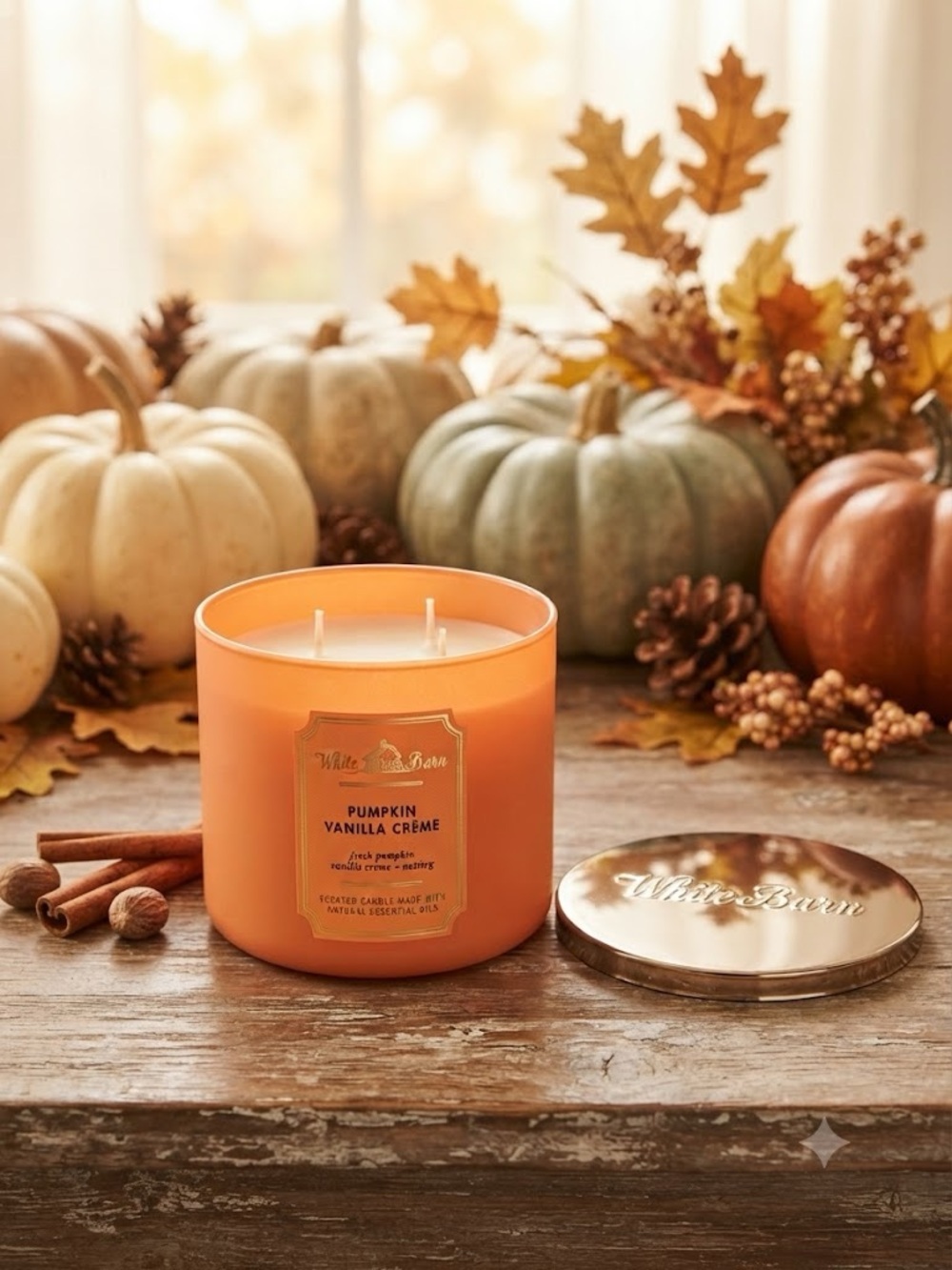 Pumpkin Vanilla Crème 3-Wick Candle